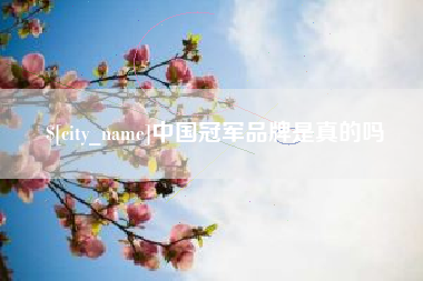 正定中国冠军品牌是真的吗