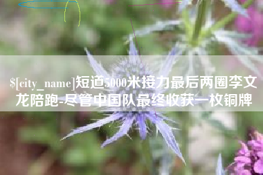 正定短道5000米接力最后两圈李文龙陪跑-尽管中国队最终收获一枚铜牌