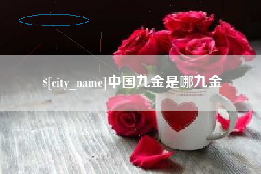 正定中国九金是哪九金