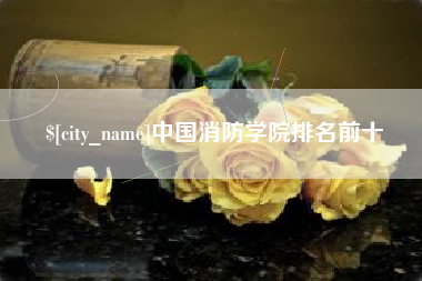 正定中国消防学院排名前十