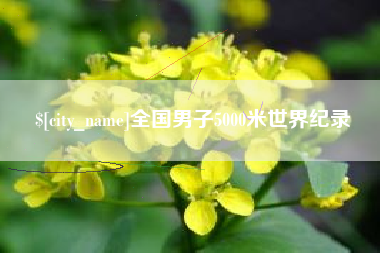 正定全国男子5000米世界纪录