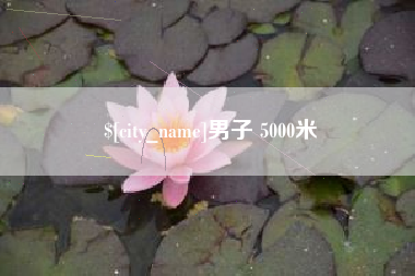 正定男子 5000米