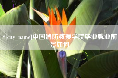 正定中国消防救援学院毕业就业前景如何