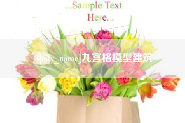 正定九宫格模型建筑