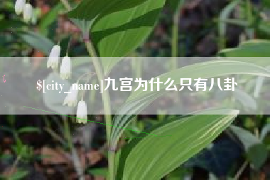 正定九宫为什么只有八卦