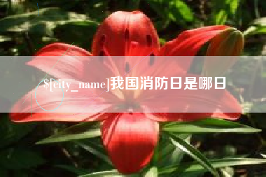 正定我国消防日是哪日