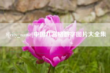 正定中国九宫格数字图片大全集