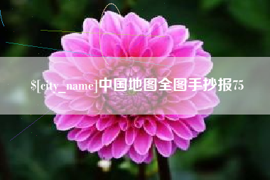 正定中国地图全图手抄报75