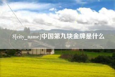 正定中国第九块金牌是什么