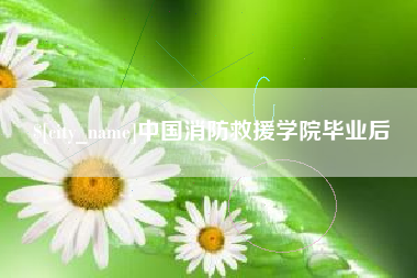 正定中国消防救援学院毕业后