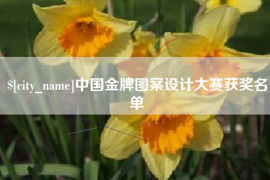正定中国金牌图案设计大赛获奖名单