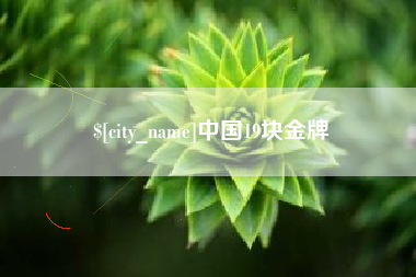 正定中国19块金牌