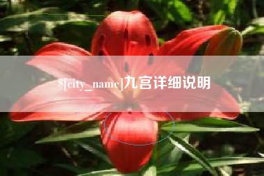 正定九宫详细说明