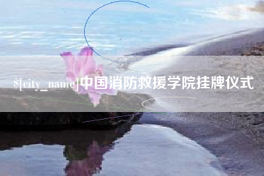正定中国消防救援学院挂牌仪式