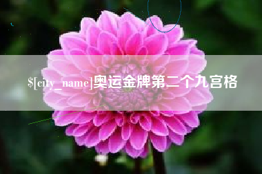 正定奥运金牌第二个九宫格