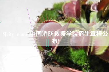 正定中国消防救援学院招生章程公布!