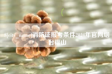 正定消防证报考条件2024年官网烟台福山