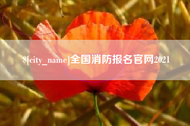 正定全国消防报名官网2021